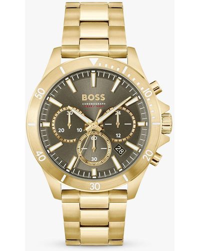 BOSS Boss Troper Chronograph Bracelet Strap Watch - Metallic