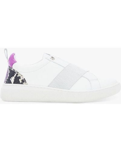 Moda In Pelle Brayla Leather Trainers - White