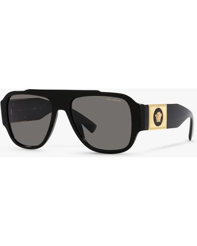 Versace Ve4436u Polarised Pillow Sunglasses - Grey