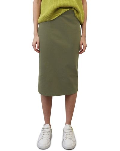 Marc O' Polo Jersey Midi Skirt - Green