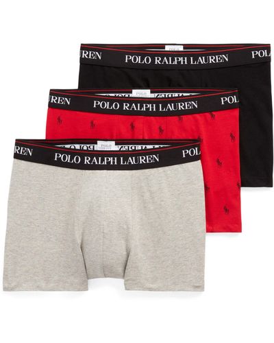 Ralph Lauren Boxers 3 Piece - Red