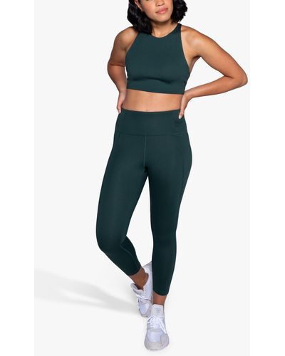 GIRLFRIEND COLLECTIVE Compressive High Rise Full Length Leggings - Green