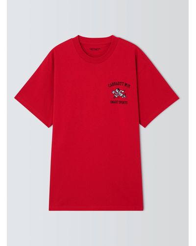 Carhartt Short Sleeve Smart Sports T-shirt - Red