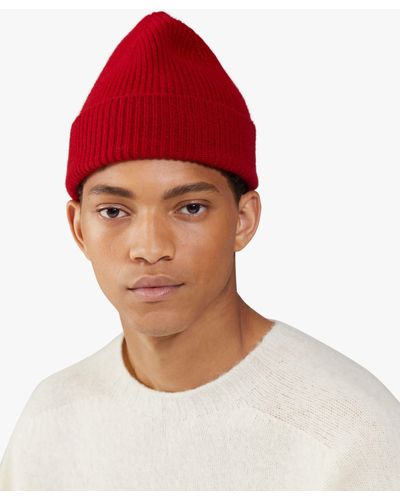 Le Bonnet Lambswool Blend Beanie - Red