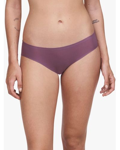 Chantelle Soft Stretch Bikini Knickers - Purple