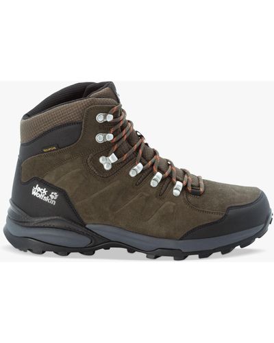 Jack Wolfskin Refugio Texapore Waterproof Walking Boots - Brown