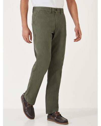 Crew Straight Fit Chinos - Green