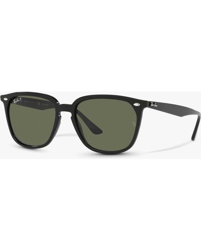 Ray-Ban Rb4362 Polarised Square Sunglasses - Green