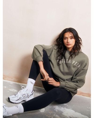 Chelsea Peers Gots Organic Cotton Logo Sweatshirt - Grey