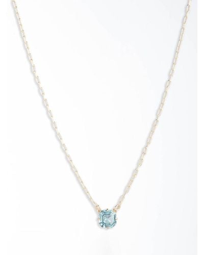 Ralph Lauren Lauren Evermore Crystal Pendant Necklace - White