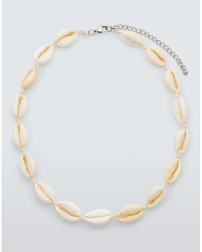 John Lewis Shell Necklace - White