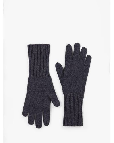 Hush Cashmere Gloves - Blue