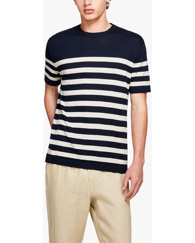 Sisley Striped T-shirt - Blue