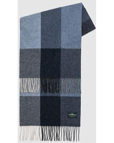 Rodd & Gunn Jessie Crescent 100% Wool Scarf - Blue