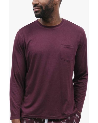 Cyberjammies Spencer Long Sleeve Jersey T-shirt - Purple