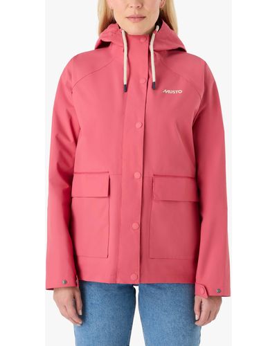 Musto Classic Shore Waterproof Jacket - Red