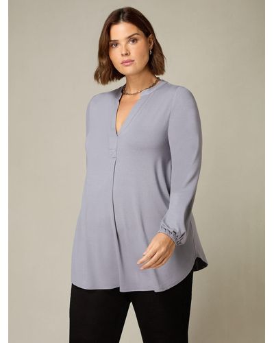 Live Unlimited Curve Jersey Relaxed Tunic - Grey