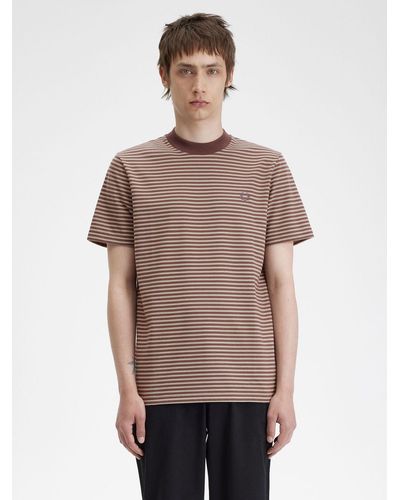 Fred Perry Stripe Heavy T-shirt - Multicolour