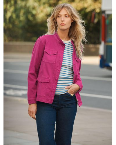 Nrby Monica Cotton Utility Jacket - Pink