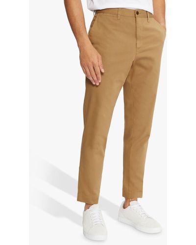 Ted Baker Genbee Cotton Lyocell Chinos - Natural