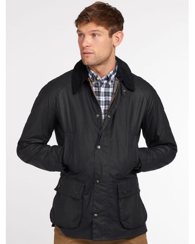 Barbour Ashby Waxed Field Jacket - Black