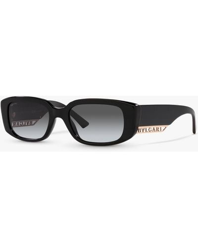 BVLGARI Bv8259 Rectangular Sunglasses - Grey