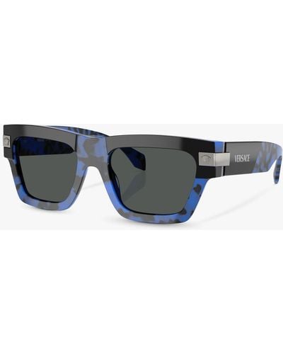 Versace Ve4464 Square Sunglasses - Grey