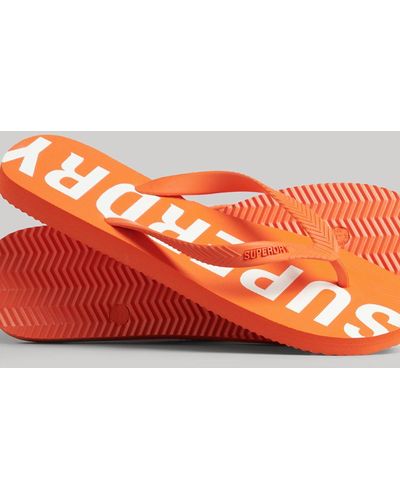 Superdry Code Core Sport Flip Flops - Orange