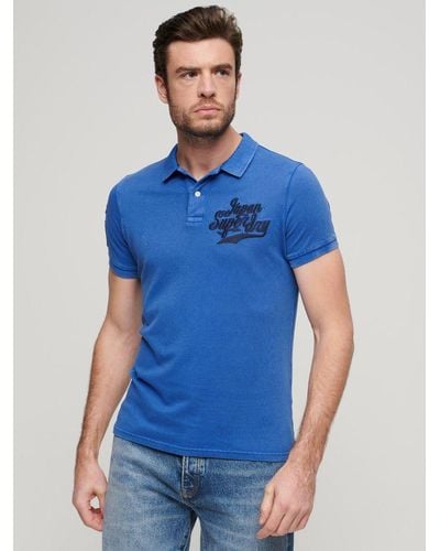 Superdry Superstate Polo Shirt - Blue