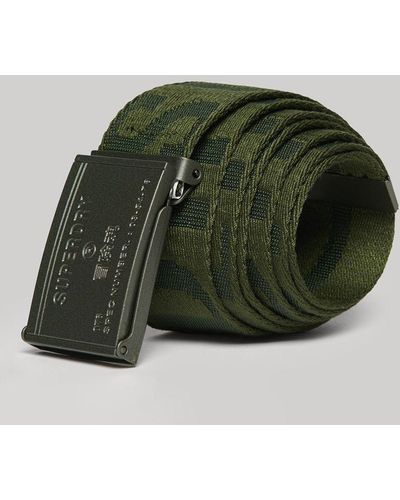 Superdry Webbing Belt - Green