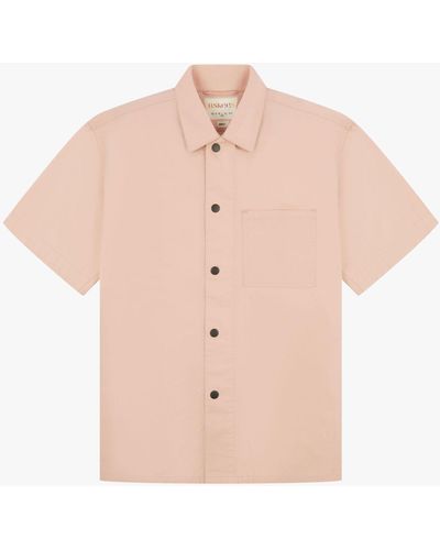 Uskees Short Sleeve Cotton Shirt - Pink