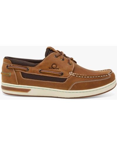 Chatham Buton G2 Leather Deck Shoes - Brown
