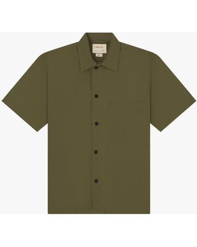 Uskees Short Sleeve Cotton Shirt - Green