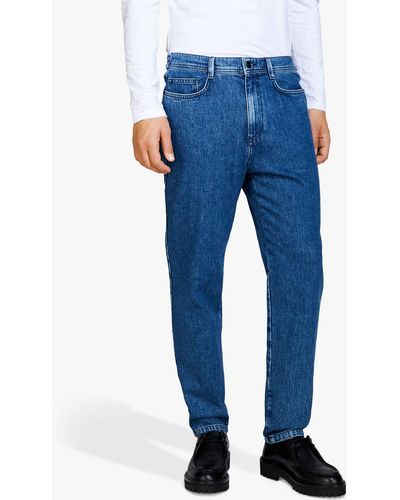 Sisley Relaxed Fit Jeans - Blue