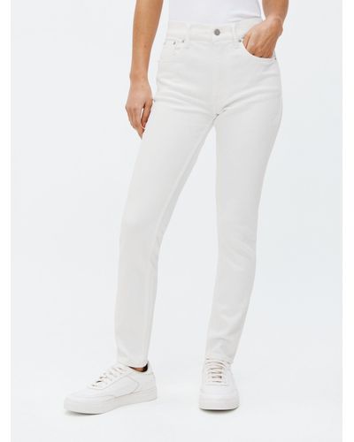 Ralph Lauren Polo Mid Rise Skinny Jeans - White