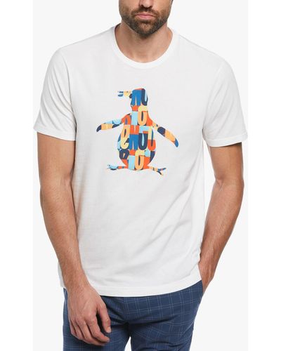 Original Penguin Pete Graphic Short Sleeve T-shirt - White