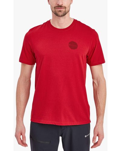 MONTANÉ Transpose Organic Cotton T-shirt - Red