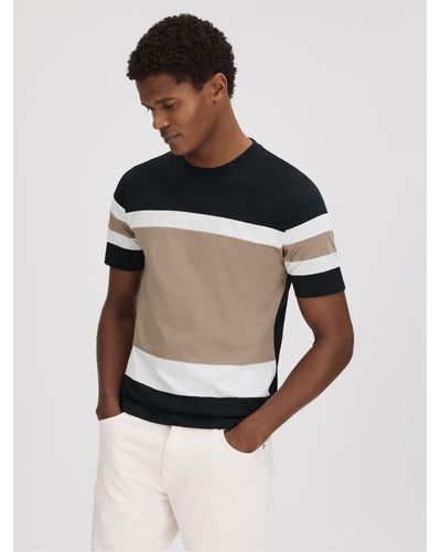 Reiss Auckland Short Sleeve T-shirt - Multicolour