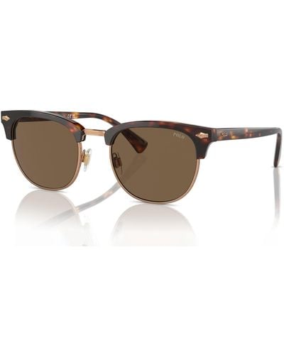 Ralph Lauren Polo Ph4217 Oval Sunglasses - Grey