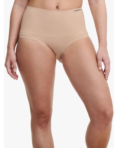 Chantelle Smooth Comfort Light Shaping High Wasted Briefs - Natural
