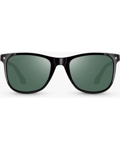 Aspinal of London Milano D-frame Sunglasses - Black
