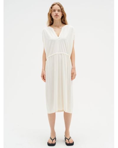 Inwear Kasial Short Sleeve Midi Dress - Natural