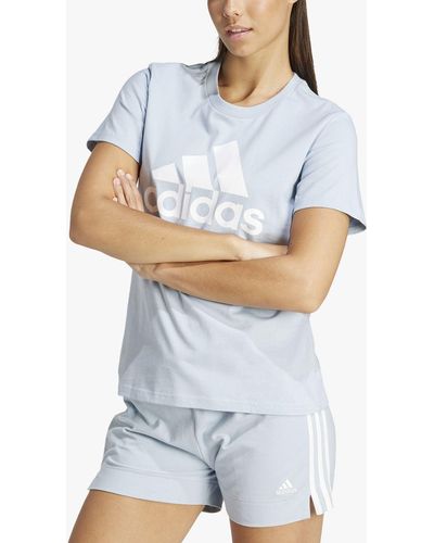adidas Essentials Logo Short Sleeve T-shirt - White
