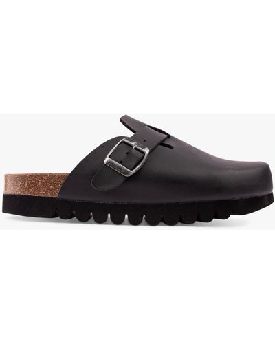 V.Gan Taro Mule Footbed Sandals - Black