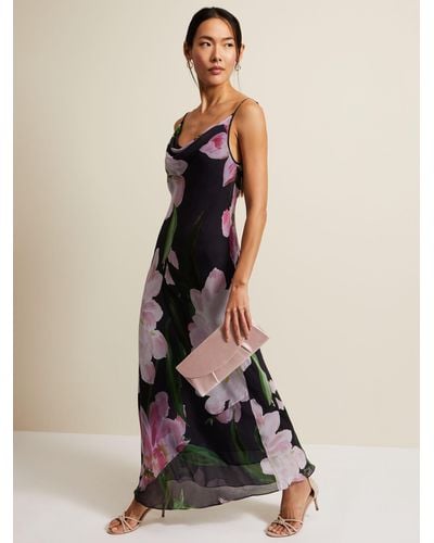 Phase Eight Esther Floral Print Maxi Dress - Natural