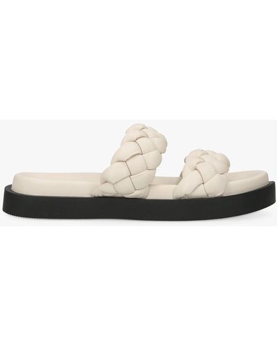 KG by Kurt Geiger Rath 2 Braided Strap Sandals - White