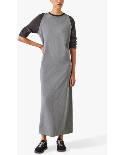 Hush Billie Jersey Maxi T-shirt Dress - Grey