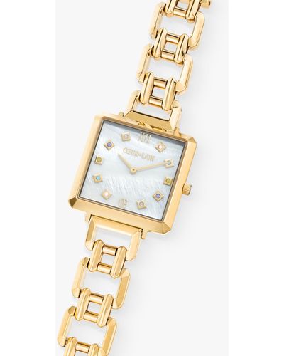 COEUR DE LION 7632/74-1643 Swarovski® Crystals Bracelet Strap Watch - Metallic