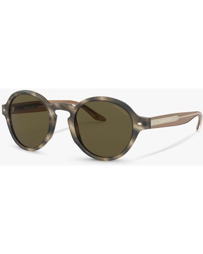 Emporio Armani Ar8130 Oval Sunglasses - Multicolour