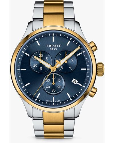 Tissot T1166172204100 Chrono Xl Classic Bracelet Strap Watch - Blue
